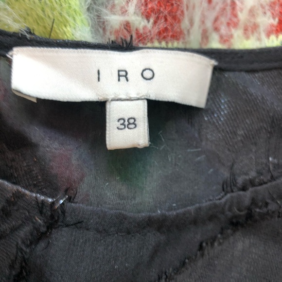 IRO Ornela Burnout Silk Blend Top - Picture 5 of 11